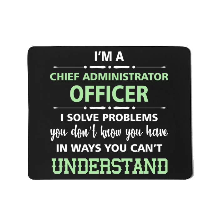 Chief Administrator Officer Mousepad