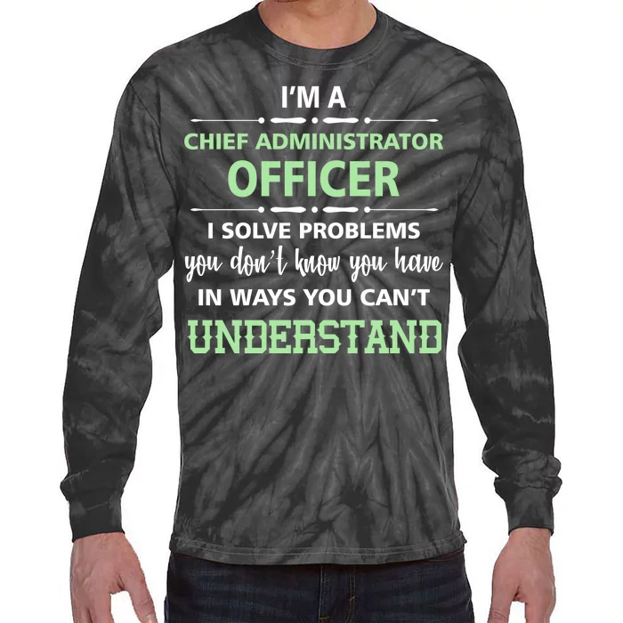 Chief Administrator Officer Tie-Dye Long Sleeve Shirt