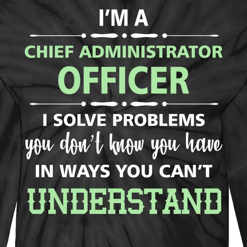 Chief Administrator Officer Tie-Dye Long Sleeve Shirt