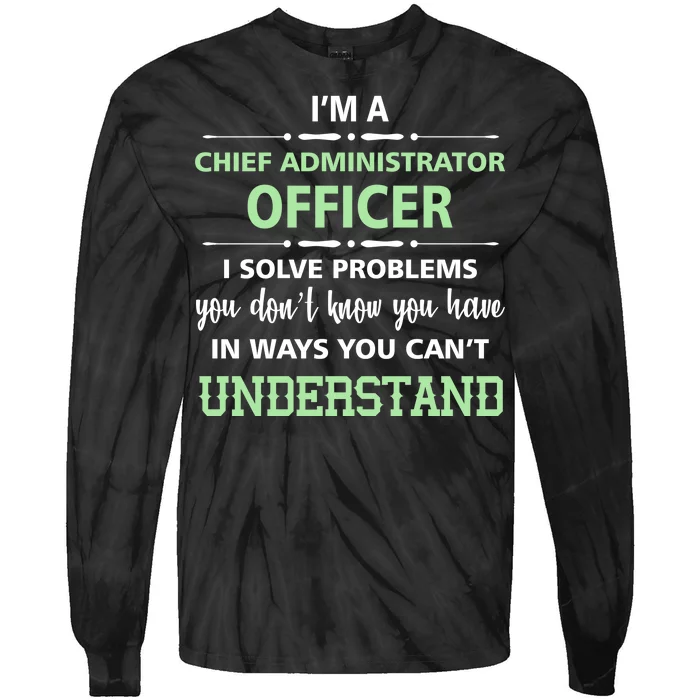 Chief Administrator Officer Tie-Dye Long Sleeve Shirt