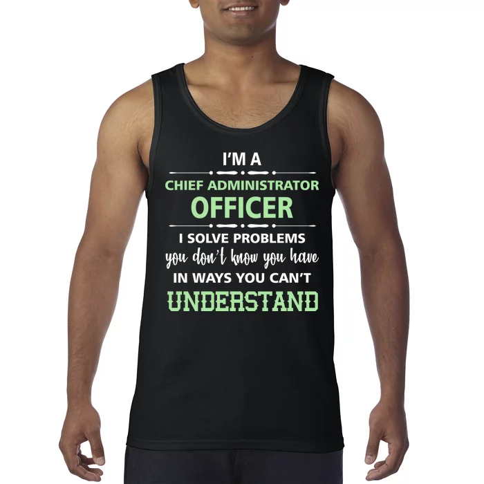 Chief Administrator Officer Tank Top