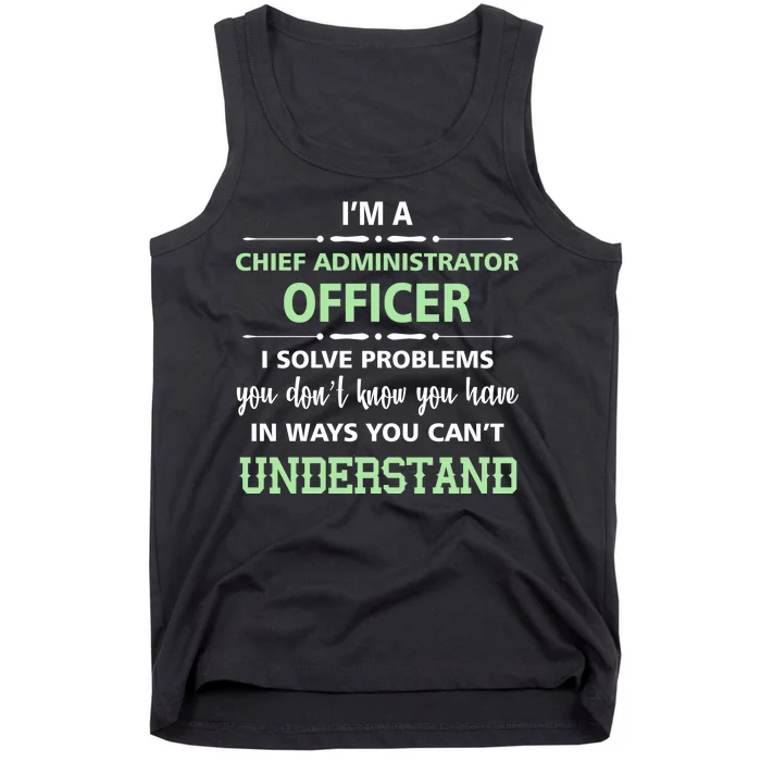 Chief Administrator Officer Tank Top