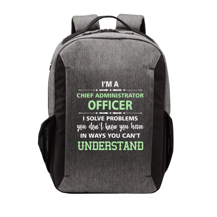 Chief Administrator Officer Vector Backpack