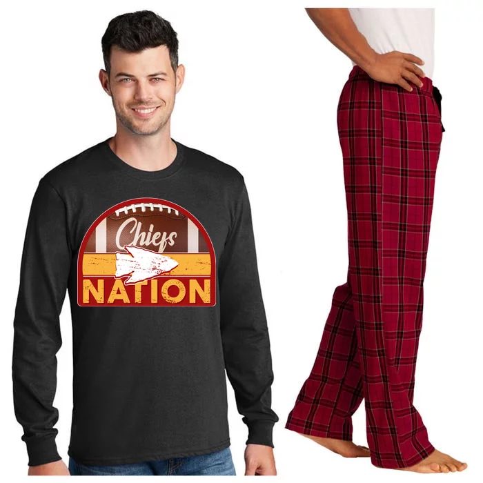 Chiefs Nation Football Long Sleeve Pajama Set