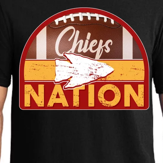 Chiefs Nation Football Pajama Set