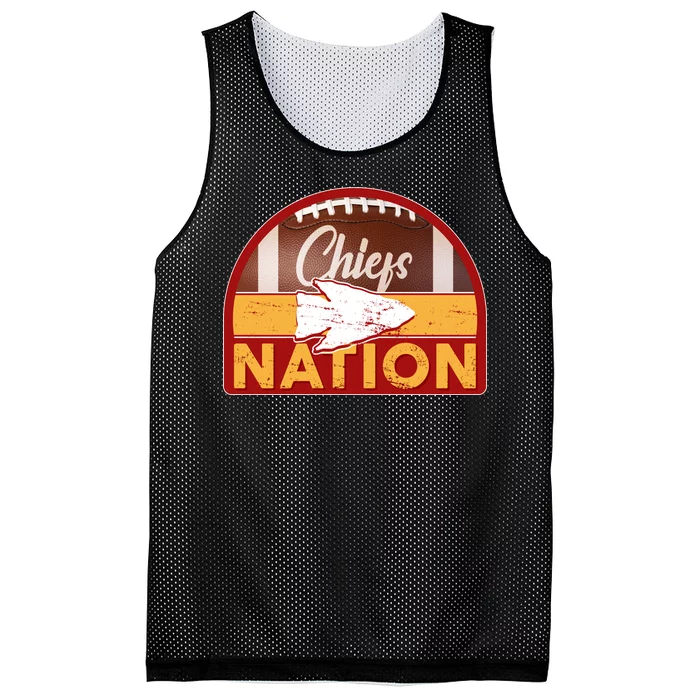 Chiefs Nation Football Mesh Reversible Basketball Jersey Tank