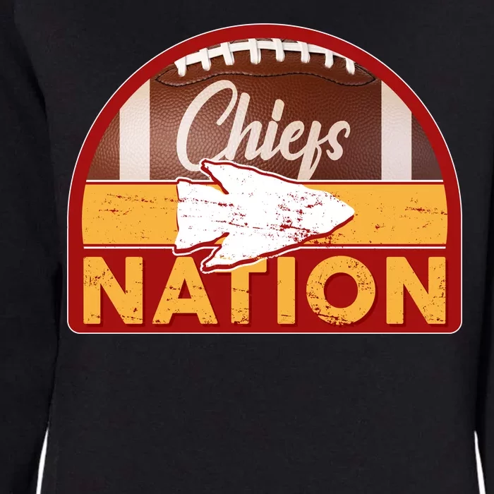 Chiefs Nation Football Womens California Wash Sweatshirt