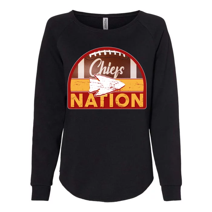 Chiefs Nation Football Womens California Wash Sweatshirt