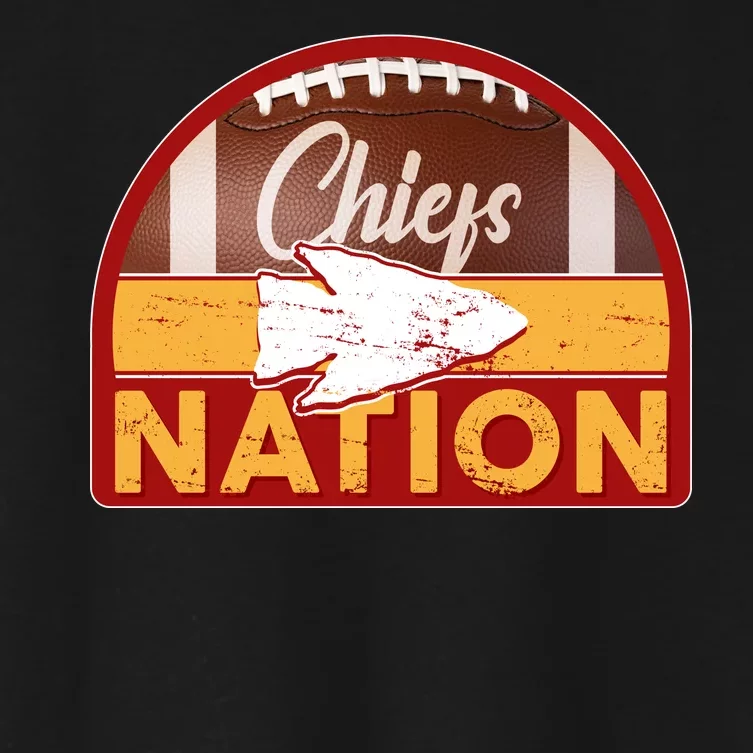 Chiefs Nation Football Women's Crop Top Tee