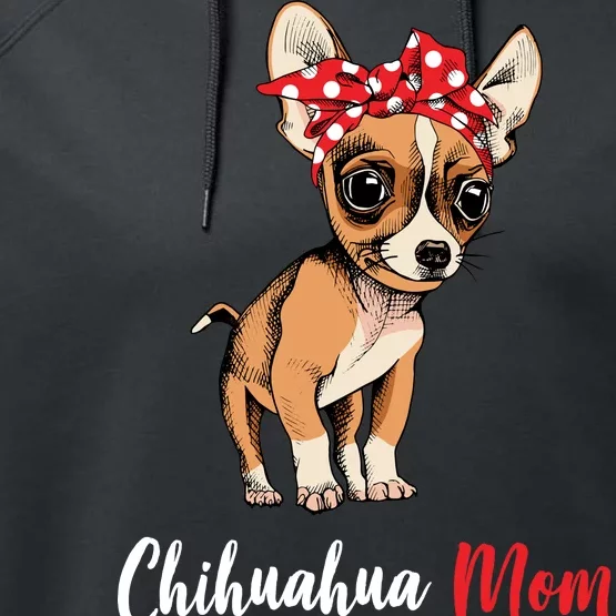 Chihuahua Mom Performance Fleece Hoodie