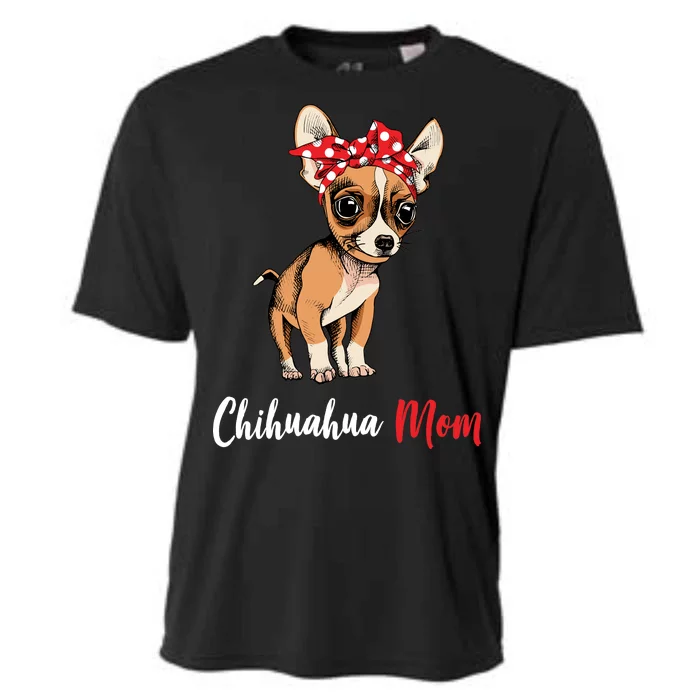 Chihuahua Mom Cooling Performance Crew T-Shirt