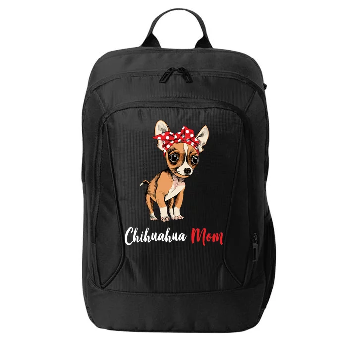 Chihuahua Mom City Backpack