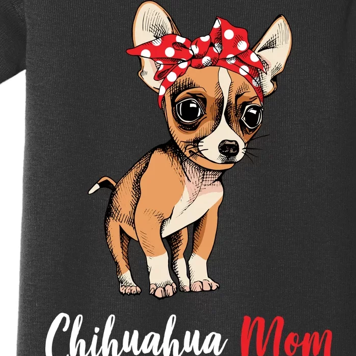 Chihuahua Mom Baby Bodysuit