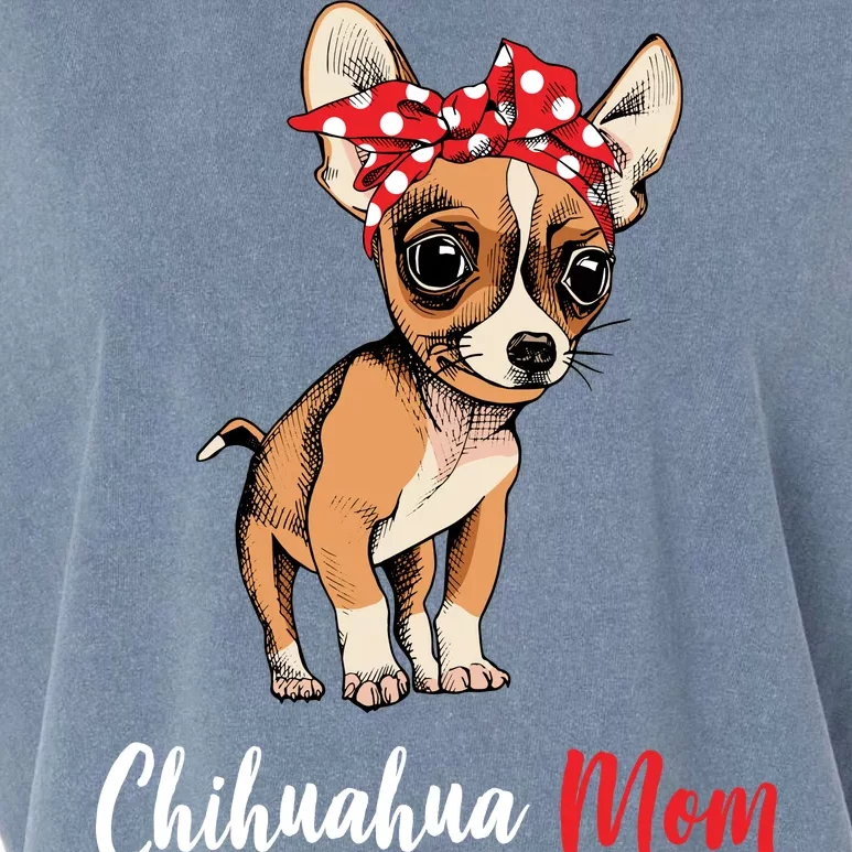 Chihuahua Mom Garment-Dyed Women's Muscle Tee