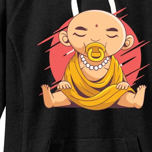 Child Buddha Women's Fleece Hoodie