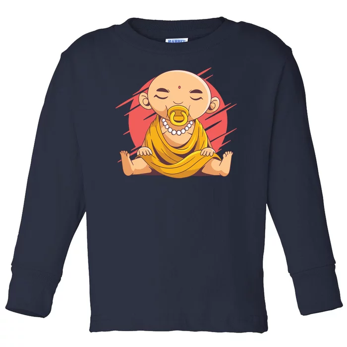 Child Buddha Toddler Long Sleeve Shirt