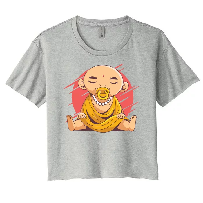 Child Buddha Women's Crop Top Tee