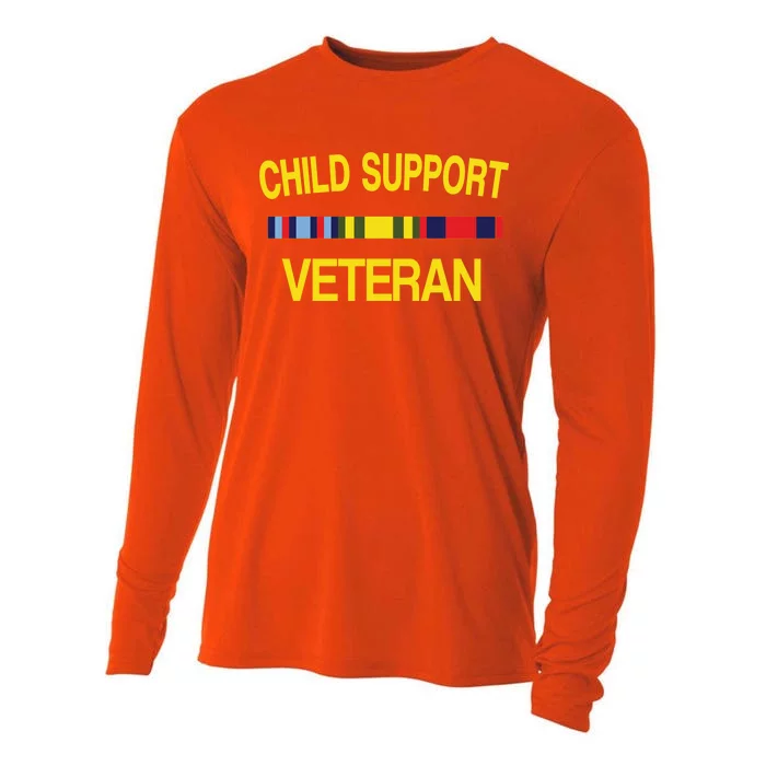 Child Support Veteran Cooling Performance Long Sleeve Crew