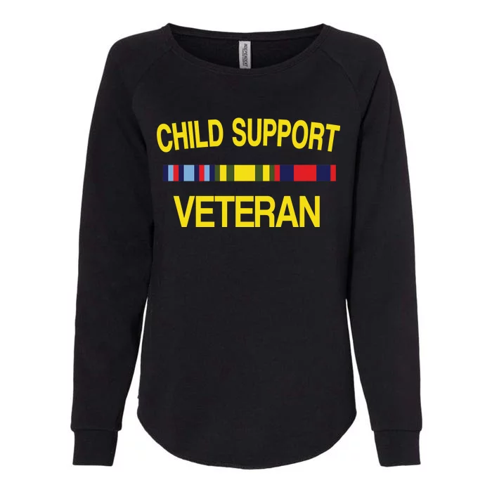 Child Support Veteran Womens California Wash Sweatshirt