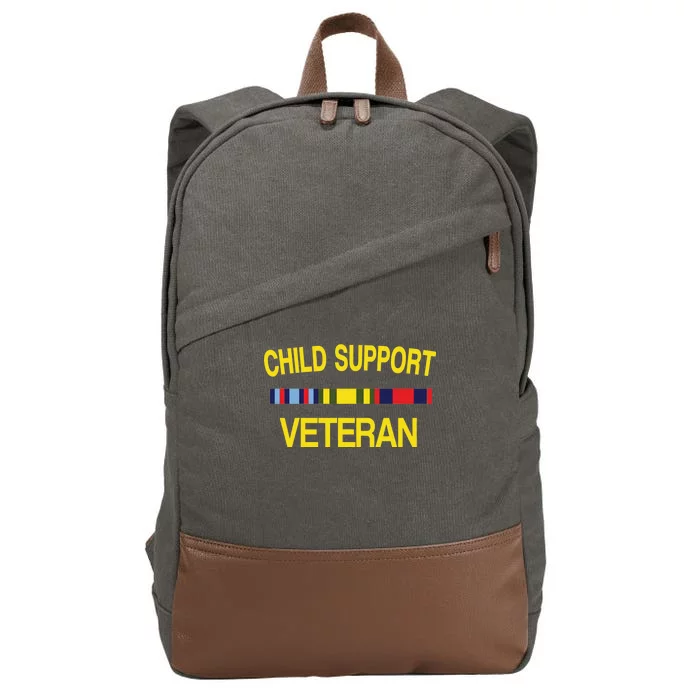 Child Support Veteran Cotton Canvas Backpack