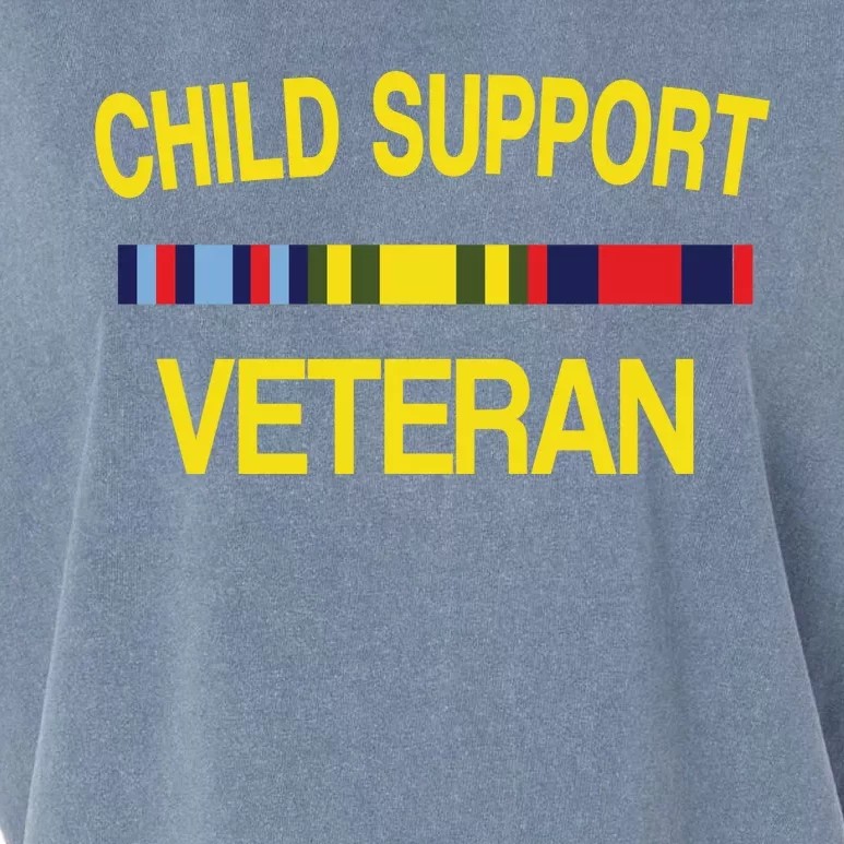 Child Support Veteran Garment-Dyed Women's Muscle Tee