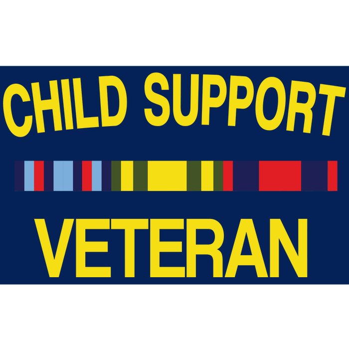 Child Support Veteran Bumper Sticker