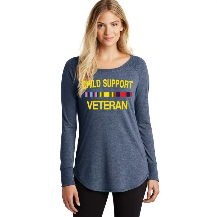 Child Support Veteran Women's Perfect Tri Tunic Long Sleeve Shirt