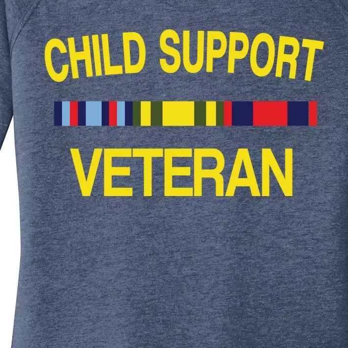 Child Support Veteran Women's Perfect Tri Tunic Long Sleeve Shirt