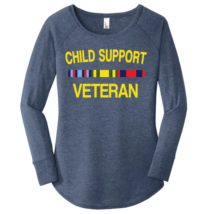 Child Support Veteran Women's Perfect Tri Tunic Long Sleeve Shirt