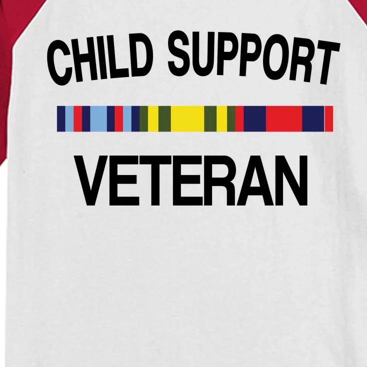 Child Support Veteran Kids Colorblock Raglan Jersey