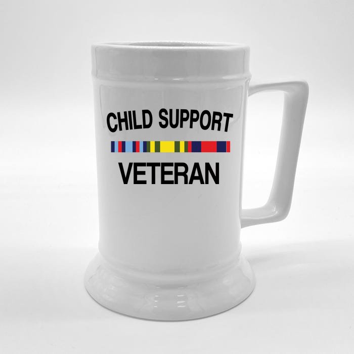 Child Support Veteran Front & Back Beer Stein