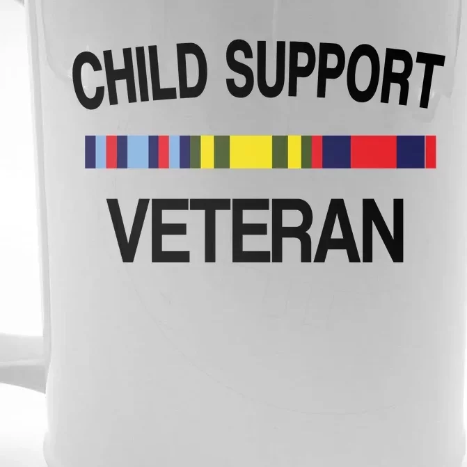 Child Support Veteran Front & Back Beer Stein