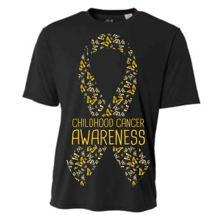 Childhood Cancer Awareness Cooling Performance Crew T-Shirt