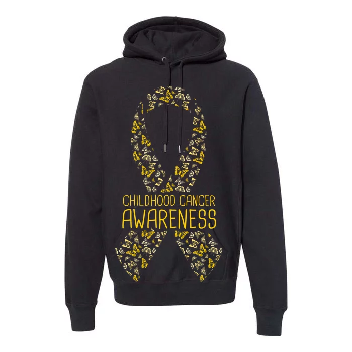 Childhood Cancer Awareness Premium Hoodie