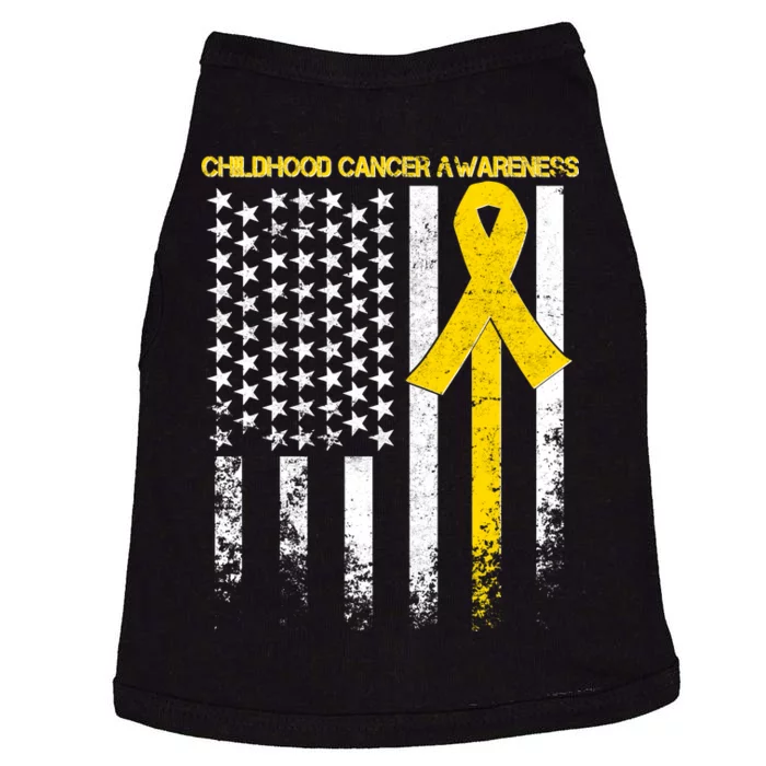 Childhood Cancer Awareness Flag Doggie Tank