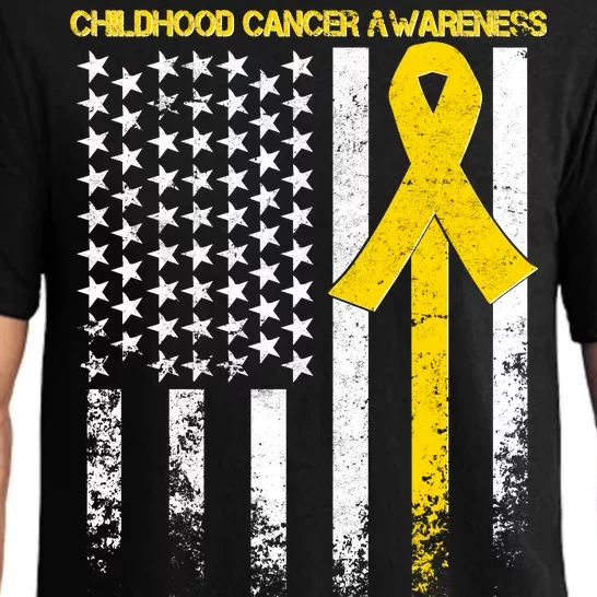 Childhood Cancer Awareness Flag Pajama Set