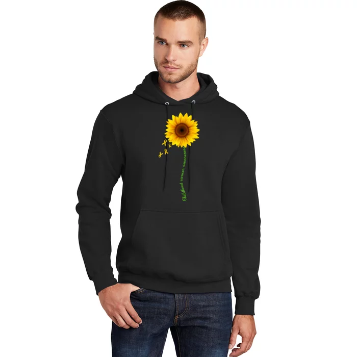 Children's Cancer Awareness Sunflower Hoodie