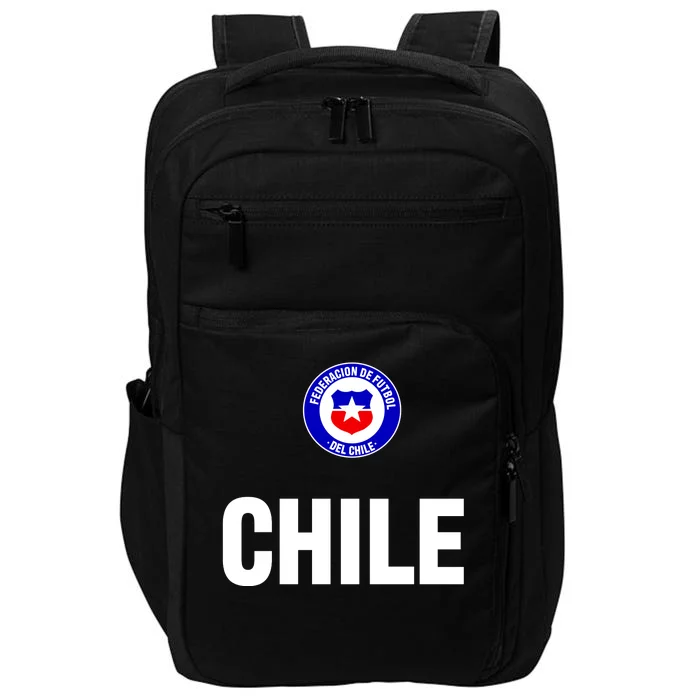 Chile Chilean Flag Soccer Futbol Impact Tech Backpack