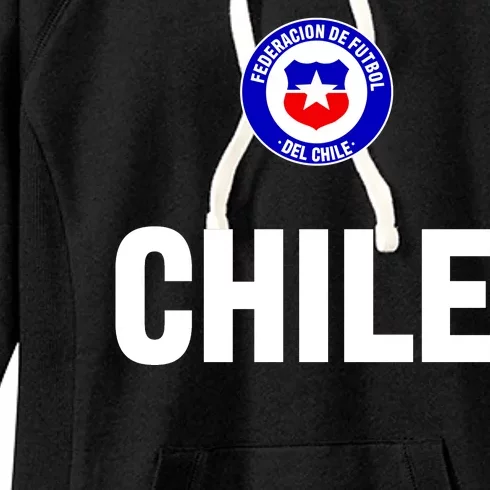 Chile Chilean Flag Soccer Futbol Women's Fleece Hoodie