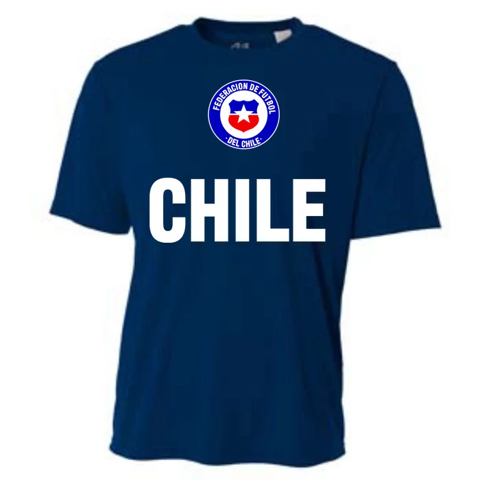 Chile Chilean Flag Soccer Futbol Cooling Performance Crew T-Shirt