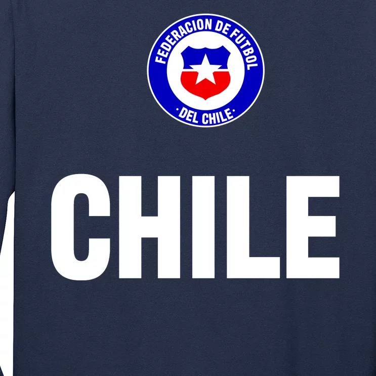 Chile Chilean Flag Soccer Futbol Long Sleeve Shirt