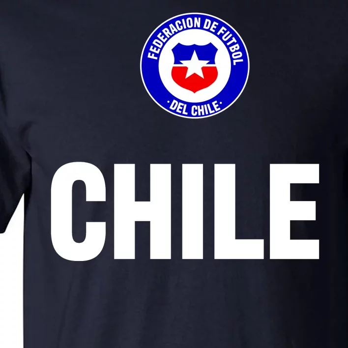 Chile Chilean Flag Soccer Futbol Tall T-Shirt