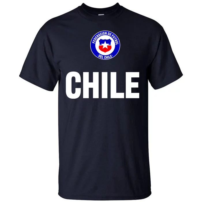 Chile Chilean Flag Soccer Futbol Tall T-Shirt