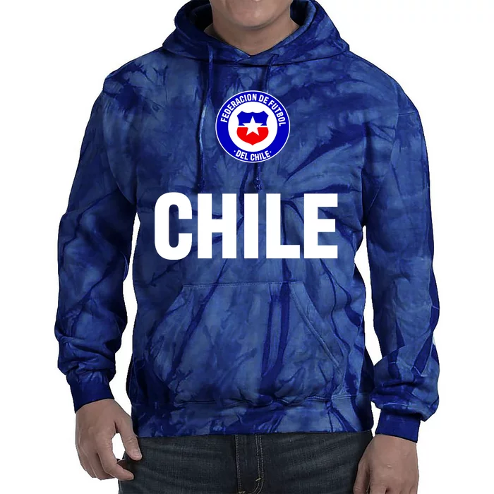 Chile Chilean Flag Soccer Futbol Tie Dye Hoodie