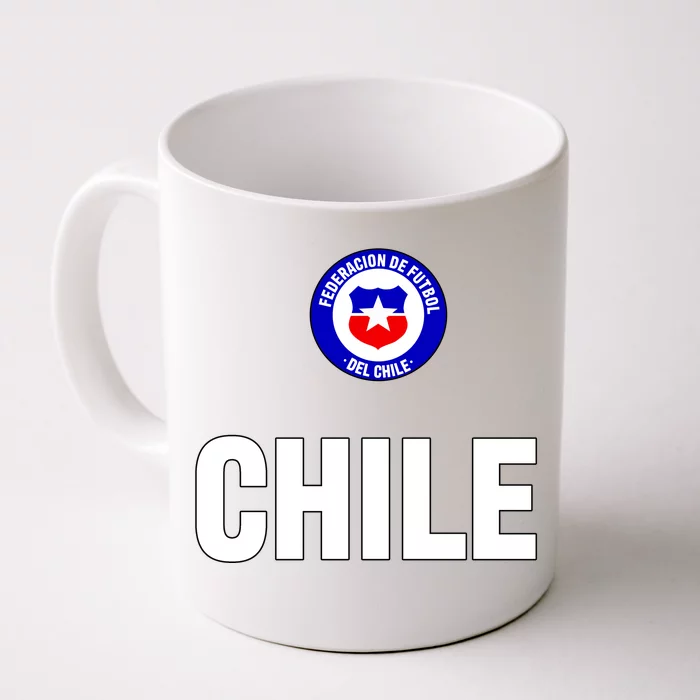 Chile Chilean Flag Soccer Futbol Front & Back Coffee Mug