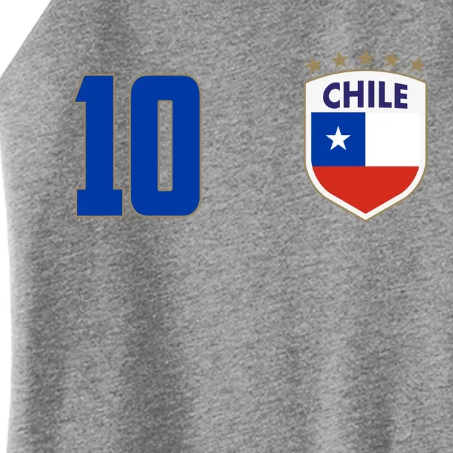 Chile Flag Shield Logo Futbol Soccer World Cup Women’s Perfect Tri Rocker Tank