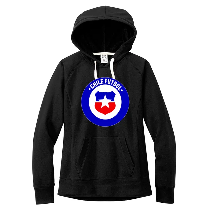 Chile Futbol Soccer Retro National Team Women's Fleece Hoodie