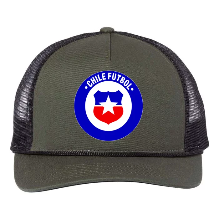 Chile Futbol Soccer Retro National Team Retro Rope Trucker Hat Cap