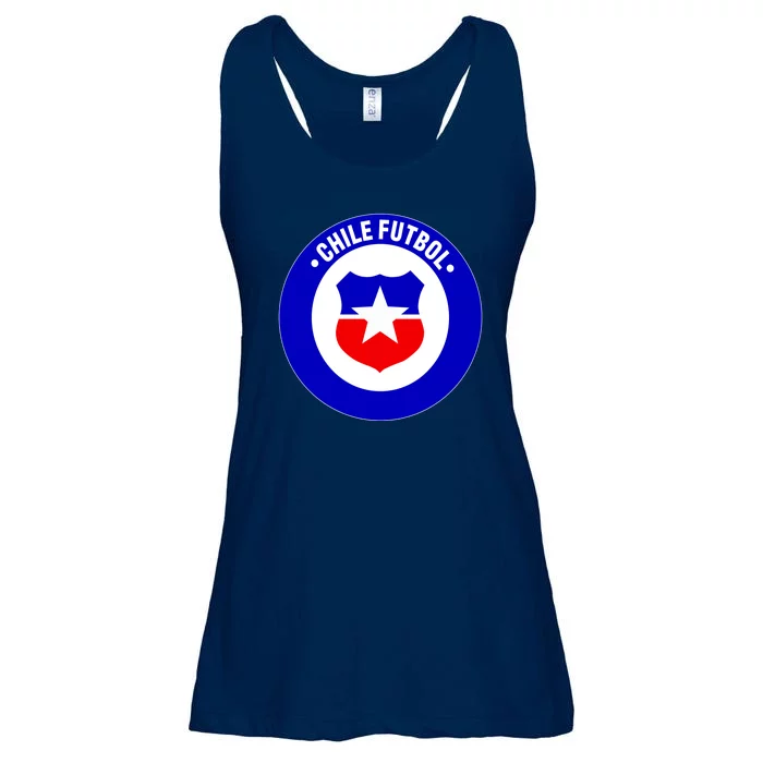 Chile Futbol Soccer Retro National Team Ladies Essential Flowy Tank