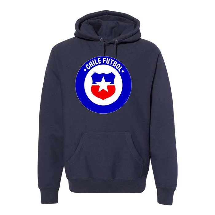 Chile Futbol Soccer Retro National Team Premium Hoodie